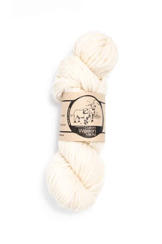 Prairie Wool Medium Soft Spun 100 Wool Sheep Shades and Standard Dyes Custom Woolen Mills
