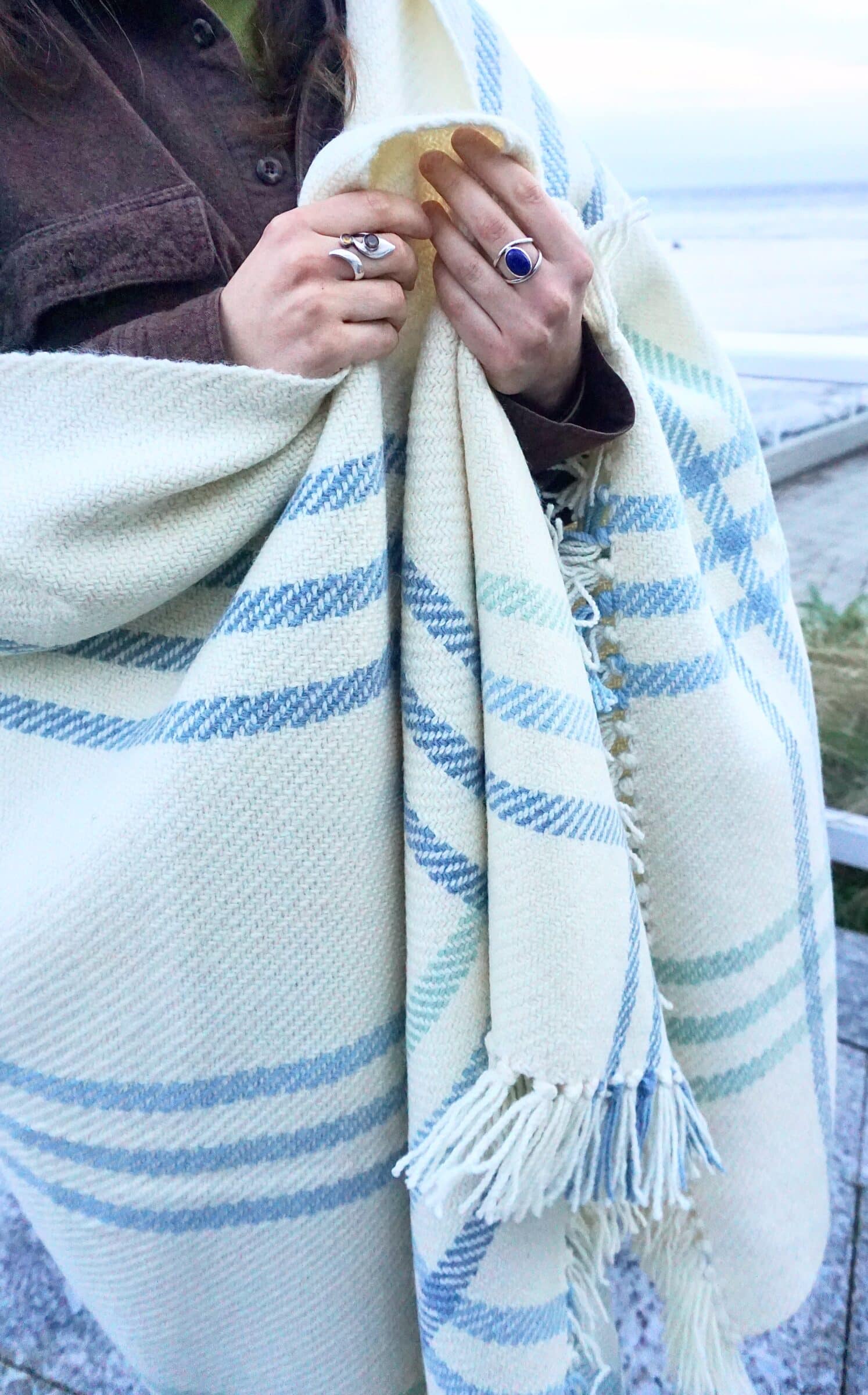Traceable Textiles Parkland 100% Alberta Wool Handwoven Blankets - Image 5