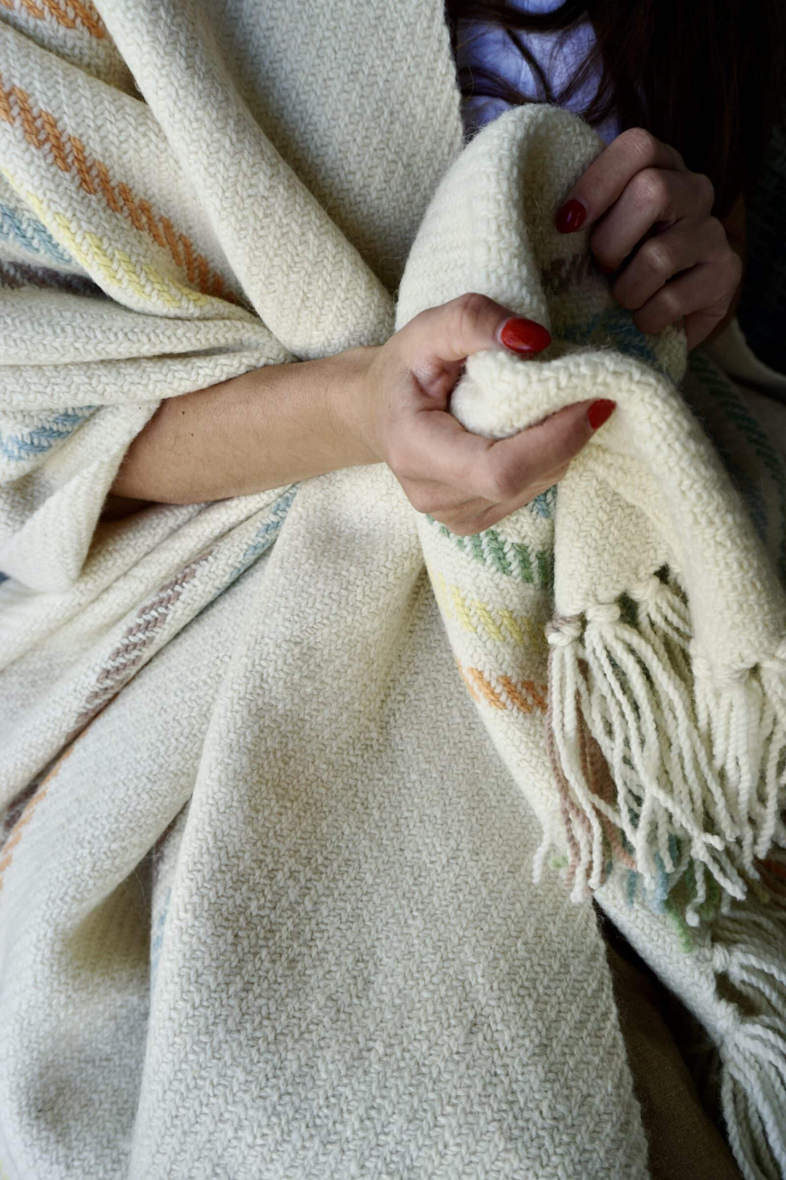 Traceable Textiles Parkland 100% Alberta Wool Handwoven Blankets - Image 6